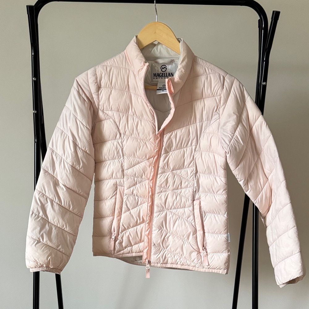 Magellan Outdoors Kids Light Pink Puffer Coat